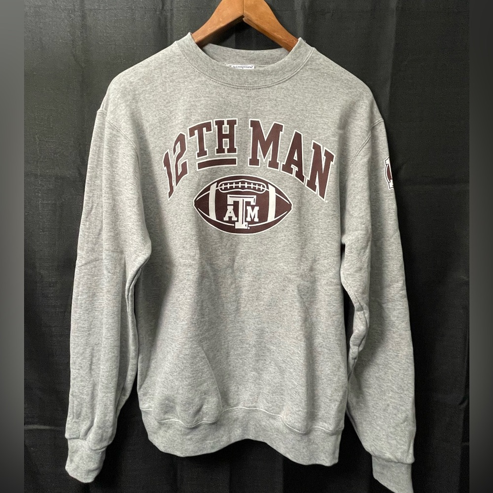 Texas A&M 12th Man Centennial Champion Authentic Long Sleeve Sweatshirt
